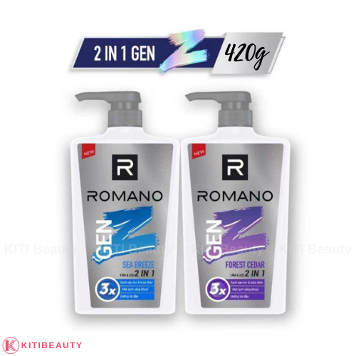 Tắm Gội 2 Trong 1 Romano Gen Z 420g